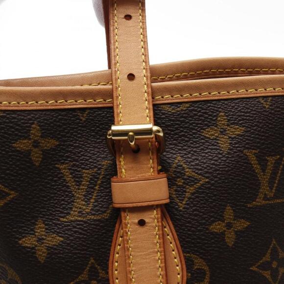 LOUIS VUITTON Brown Monogram Leather Pouch - Picture 9 of 11